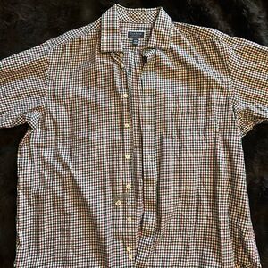 Club Room Multicolor Checkered Button Down Shirt
